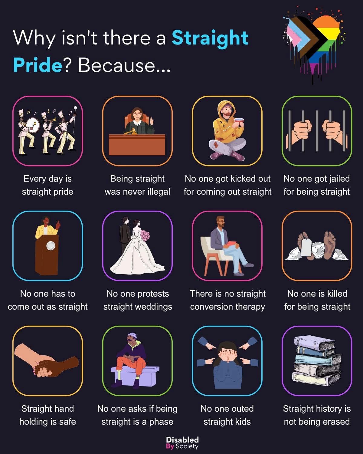 When you’re a straight ally you should have an answer to this